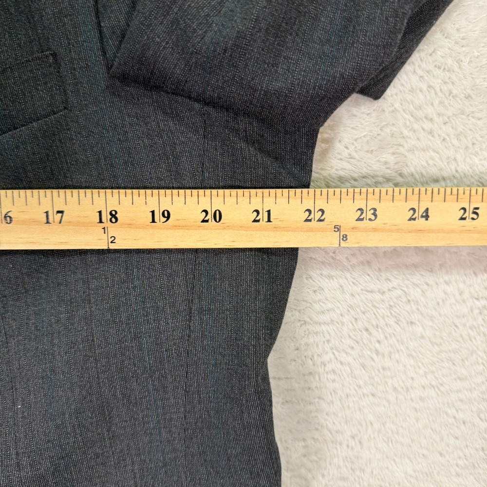 Polo University Ralph Lauren Mens 42R Blazer Charcoal Gray Stripe Sport Coat USA - Picture 6 of 10